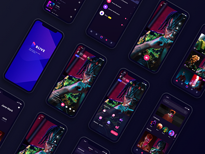 Blive App app ui