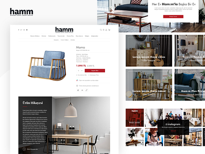 Ham:m Concept Furniture E-Commerce Project