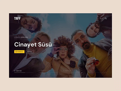 TAFF Pictures - Website design films interface movie pictures production responsive ui ui design ux website