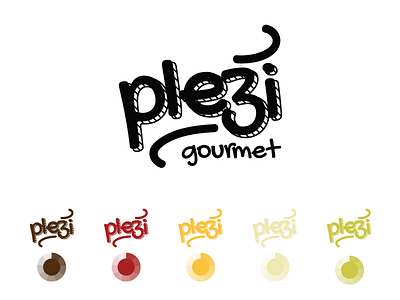 Plezi Gourmet brand gourmet logo papelaria plezi spices stationery temperos