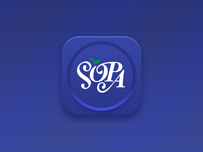 Daily UI #005 - App Icon app daily ui diet icon psychology sopa ui