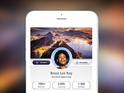 Daily UI #006 - User Profile