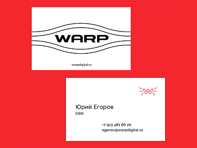 WARP Business cards