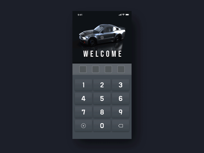 car remote operation 01 animation design ux