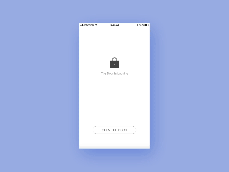 Password Locking animation app