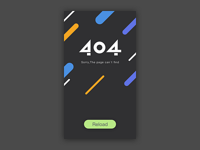 404page app design icon illustration ui ux