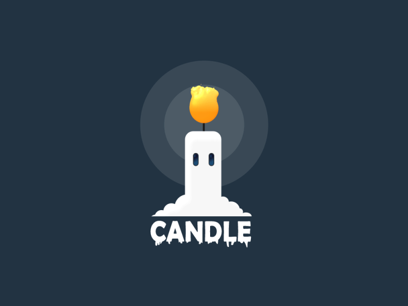 candle animation design illustration ui ux