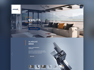 Slovacom Website creative design doors homepage landing page typography ui uidesign ux webdesign website windows