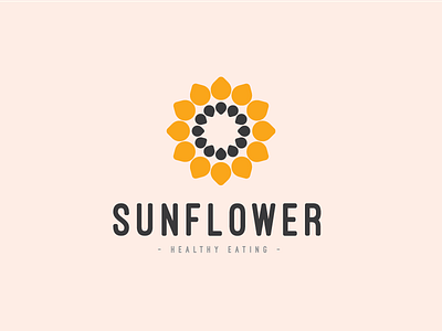 Sunflower Logo branding corporate identity identity logo logo design logotype mark