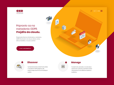 exe GDPR Landing Page