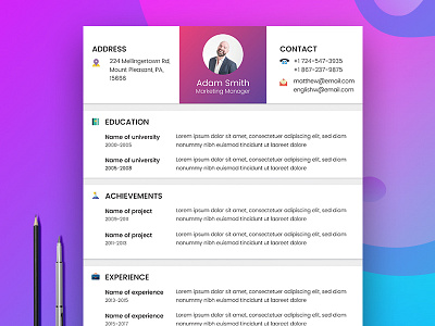 Marketing Manager Resume