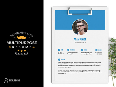 Multipurpose Resume Template