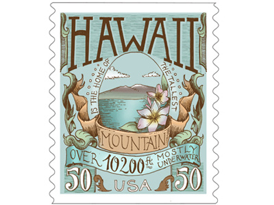 Postage Stamp Design for Hawaii