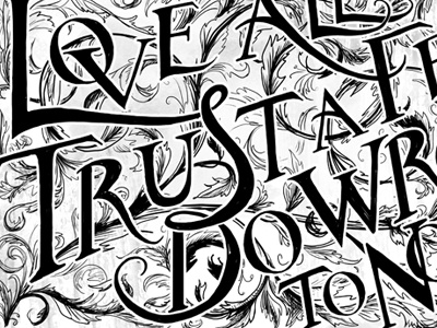 Shakespeare Quote 2 hand lettering illustration type typography