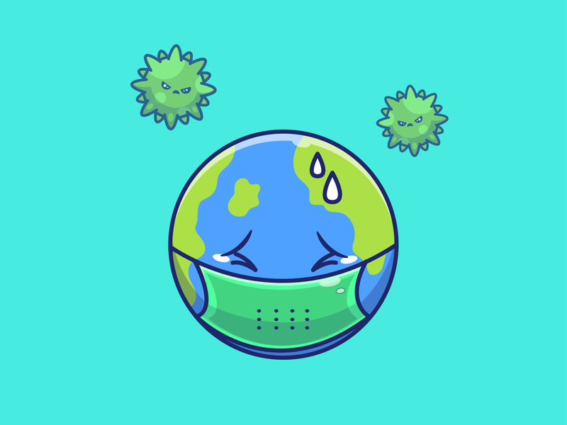 World And Virus Cartoon 🌎🦠😹 By Catalyst On Dribbble