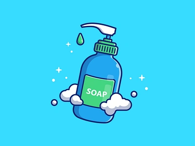 dont forget to wash your hand today! 🧼👋🙌 bacteria bubbles cleaner corona coronavirus covid 19 foam froth hand hygiene icon illustration liquid logo shampoo soap vector virus wash water