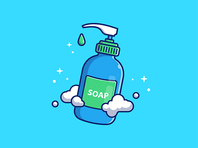 dont forget to wash your hand today! 🧼👋🙌 bacteria bubbles cleaner corona coronavirus covid 19 foam froth hand hygiene icon illustration liquid logo shampoo soap vector virus wash water
