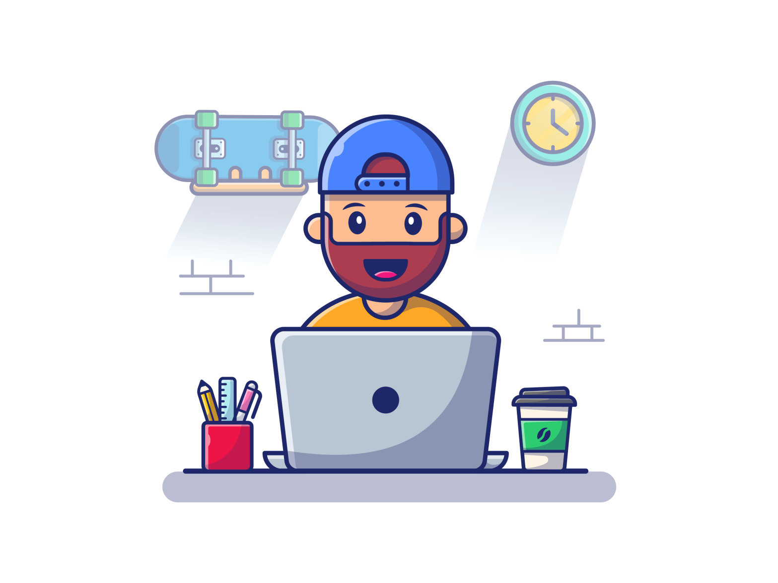 Quarantine day 1264729......🧔 by catalyst on Dribbble