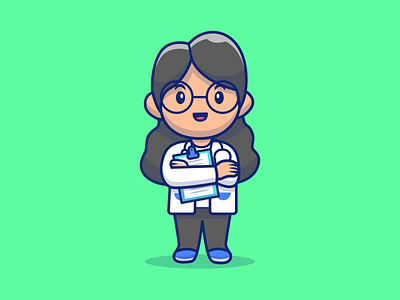 Thank you for all medical personnels in our country ☺️❤️😽 cartoon character clinic corona coronavirus cure cute doctor female health healthcare hospital icon illustartion logo medical stethoscope vaccine virus woman