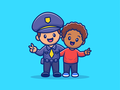 👮🏻‍♂️👨🏾‍🦱👦🏻👩🏾‍🦱👧🏻 boy character children embrace friend friendship girl icon illustration kid logo love man peace peoples police racism relationship stop woman