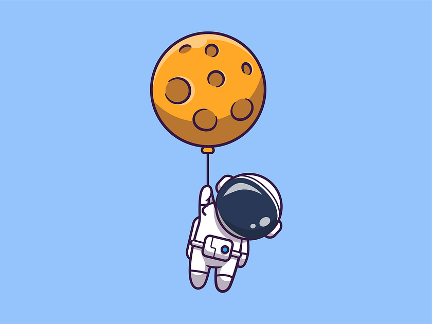 Astronauts!!! 👨‍🚀🚀🌙 by catalyst on Dribbble