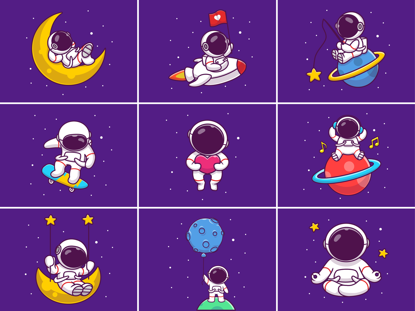 Space things🛰️🛸🔭 by catalyst on Dribbble