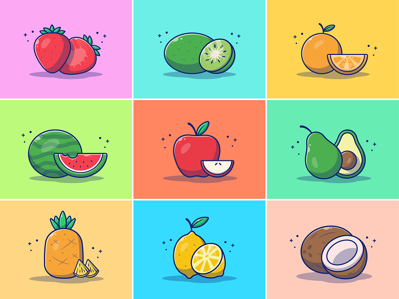 Browse thousands of logo fruit images for design inspiration | Dribbble