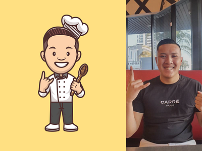 Avatar Mascot 👨‍🍳👦🏽👧👨👧🏽 avatar boy character chef fashion female girl icon illustration logo male man mascot outfits people person restaurant shoes style woman