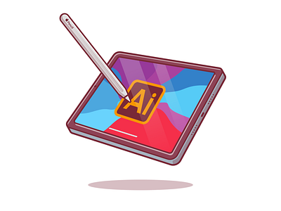 It’s finally here, illustrator for iPad is out now! ✍🏼 ✒️😸 adobe adobe illustrator app apple design device digital drawing gadget icon illustration ipad ipadpro logo pen screen tablet technology touchscreen vector