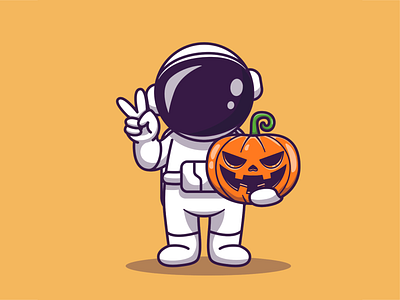 Astronaut Activities 👨‍🚀🚀🎃🎶🛒🎮 astronaut boombox box character game gaming gift halloween icon illustration joystick kid logo mascot muscle peace pumpkin space spaceman strong