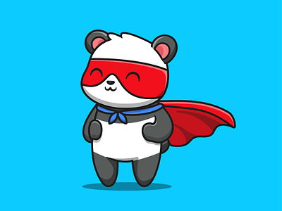 Panda 🐼🐼🐼 animal bamboo boba book character drink education hero icon illustration kungfu logo mascot mask panda pillow sleep super superhero vector