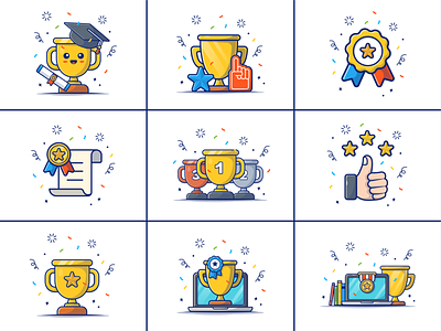 Rewards 🏆🏆🎉🎇🙌 award bonus celebration compotition confetti gold graduation icon illustration logo loyalty prize reward ribbon scholarship success trophy victory win winner