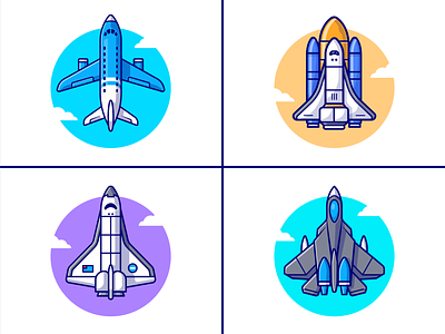 Air Tranportation 🚀✈️🛫🛩️ air aircraft airline airplane airport cloud flight flyer icon illustration logo planes sky spacecraft spaceship transport transportation travel vacation vehicle
