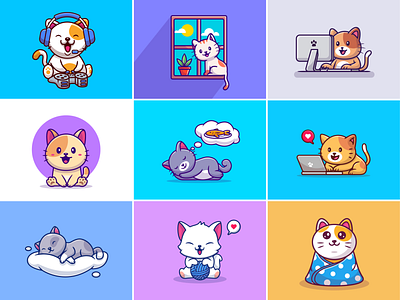 Cute Cat Computer Icons Pet, Cat, animals, cat Like Mammal