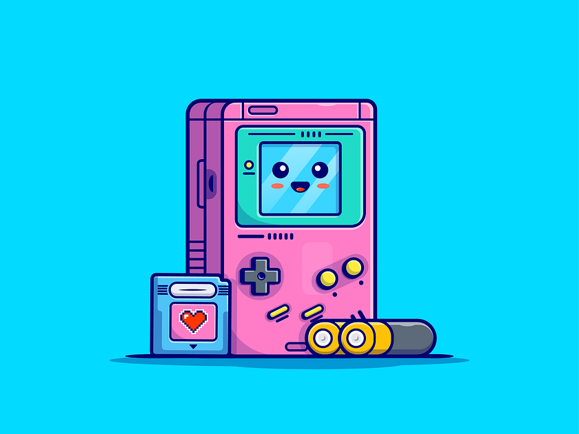 Gameboy Colors🎮🔴🟡🔵 by catalyst on Dribbble