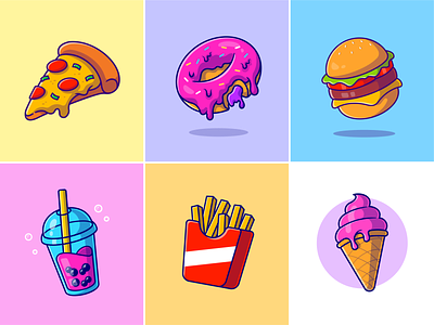 Fast food🍕🍩🍔