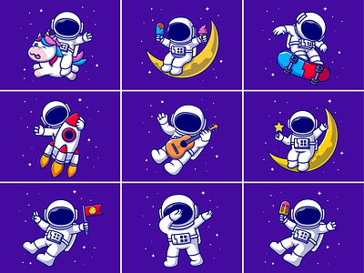 Astronaut space👩🏻‍🚀🌙⭐