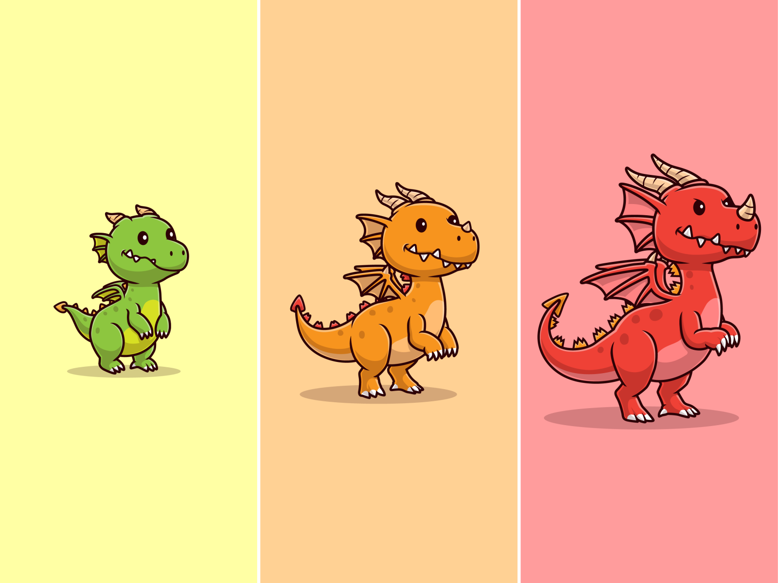 Dragon evolution🐉🐲🔥 by catalyst on Dribbble