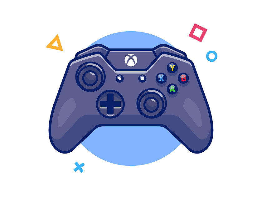 Game controller🎮🎮⭕🔺 by catalyst on Dribbble