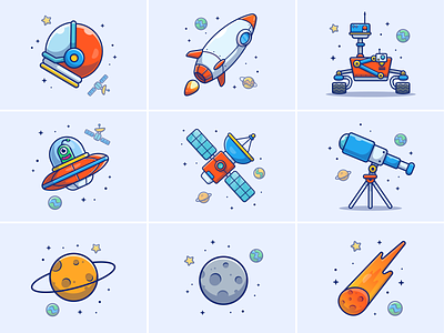 Space elements🚀🛰️🛸🌕🪐🔭