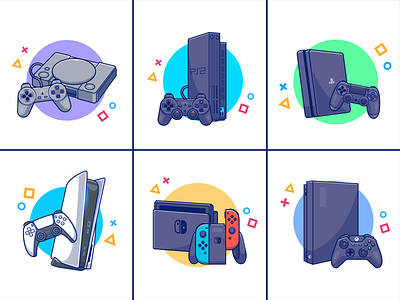 Games with controller🎮🎮 console controller design game gaming icon illustration joystick logo mascot playstation product ps4 ps5 technology