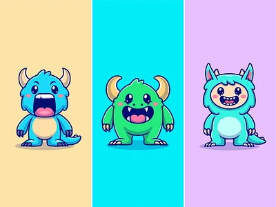 Cute monster👹👹👀 actor animal character cosplay cute fangs film hair horn horror icon illustration logo minion monster monster inc movie scary