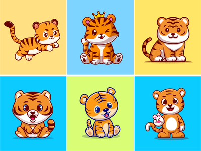 Chinese new year🐯🐅🏮🧧 activities angpao animal cat celebrate character china chinese new year cute holiday icon illustration king logo new year new year eve shio tiger zoo