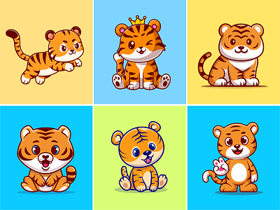 Chinese new year🐯🐅🏮🧧 activities angpao animal cat celebrate character china chinese new year cute holiday icon illustration king logo new year new year eve shio tiger zoo