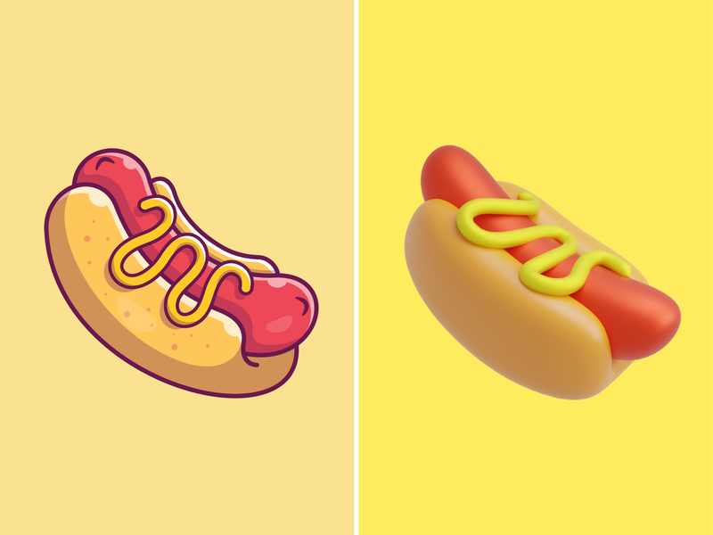 Hotdog🌭🌭🤤 bread breakfast burger cute diet dog eat eating fast food food hotdog hungry icon illustration logo mayonaise menu salada sossis