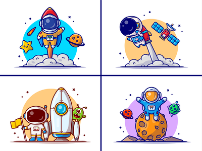 Baby astronaut🧑🏼‍🚀🚀🛰️🌕 astroman astronaut babies baby character child cloud flag flying icon illustration kids logo meteor minion moon rocket space standing star