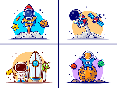 Baby astronaut🧑🏼‍🚀🚀🛰️🌕 astroman astronaut babies baby character child cloud flag flying icon illustration kids logo meteor minion moon rocket space standing star