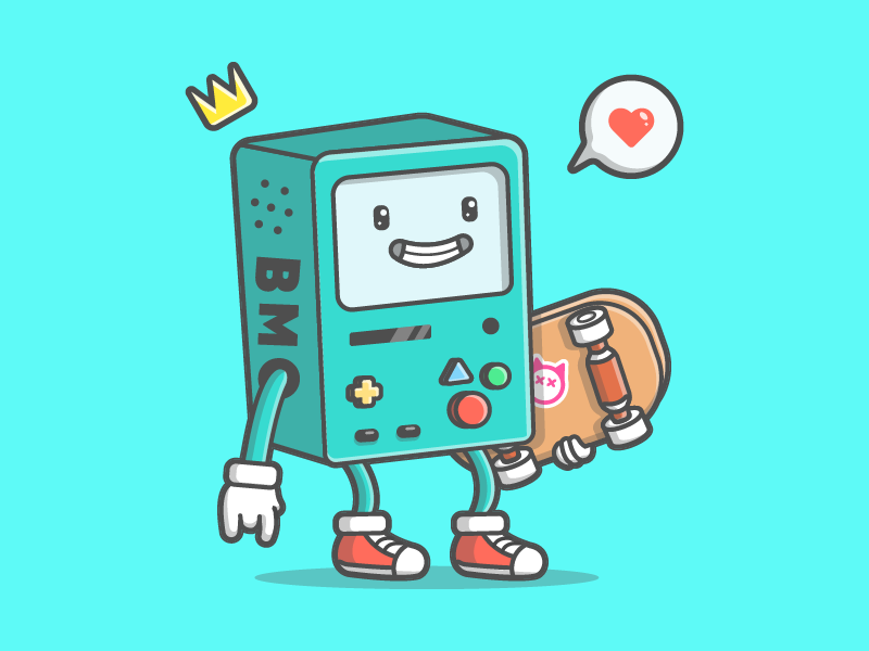 Let's play with BMO! 😋👌 by catalyst on Dribbble