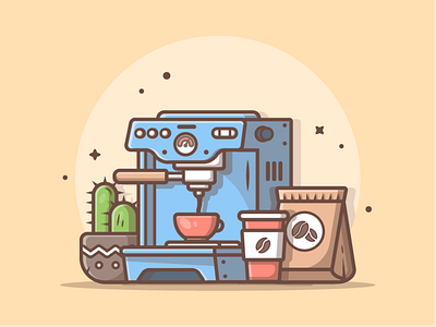 Wanna a cup of coffee? 😁☕ by catalyst on Dribbble