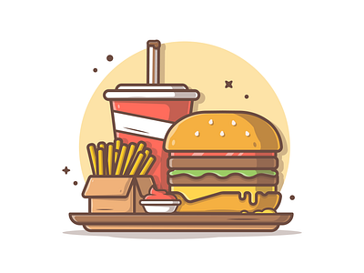 Combo menu! 🍔 🍟🥤 😅 by catalyst on Dribbble